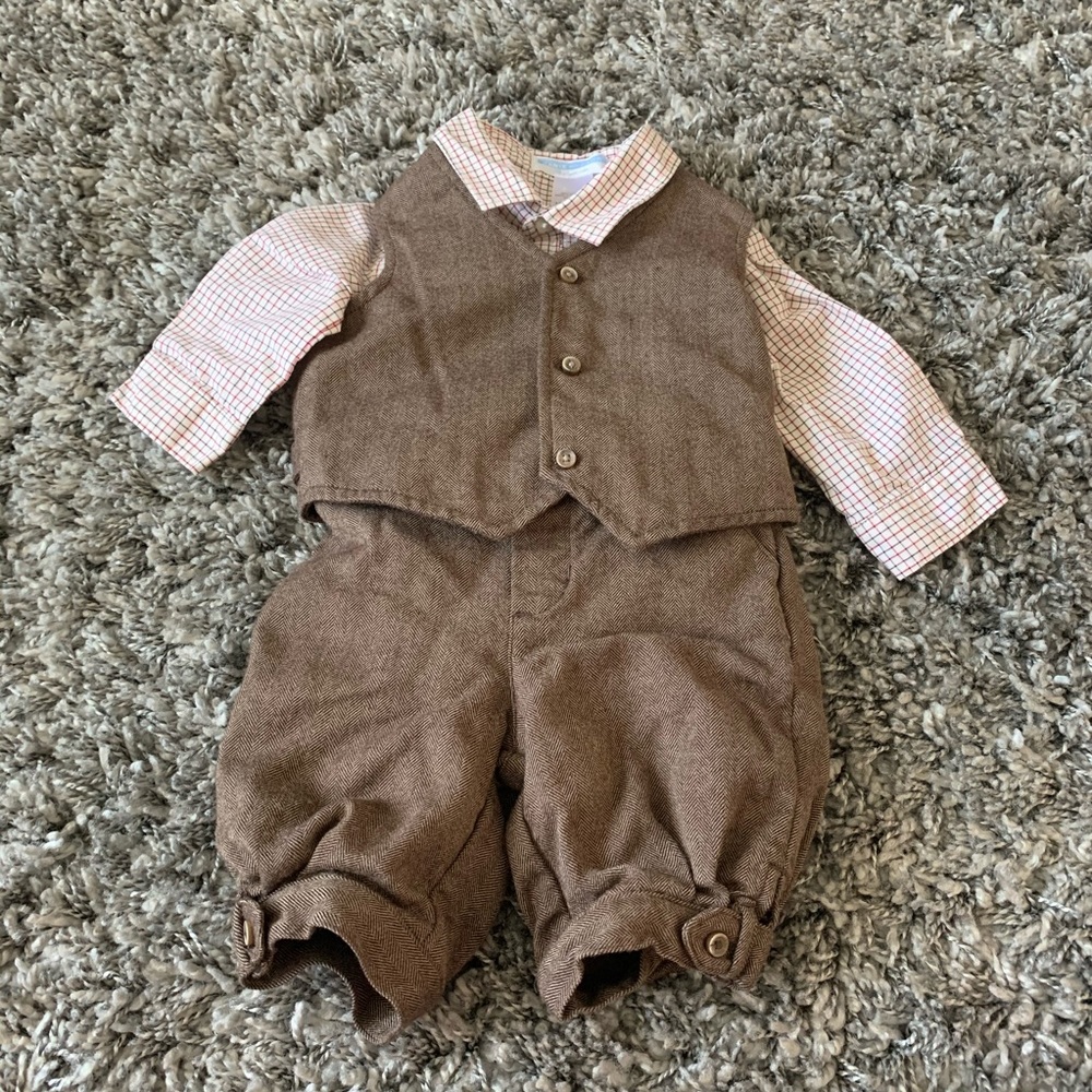 Infant Boys Janie and Jack 3pc Outfit size 3-6 mo
